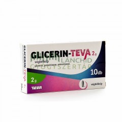 TEVA-GLICERIN 2 G VEGBELKUP  10X
