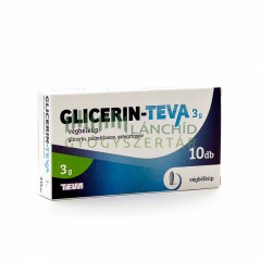 TEVA-GLICERIN 3 G VEGBELKUP  10X