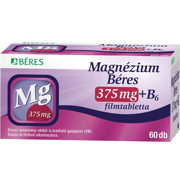 Magnzium Bres 375mg+B6 filmtabletta/11